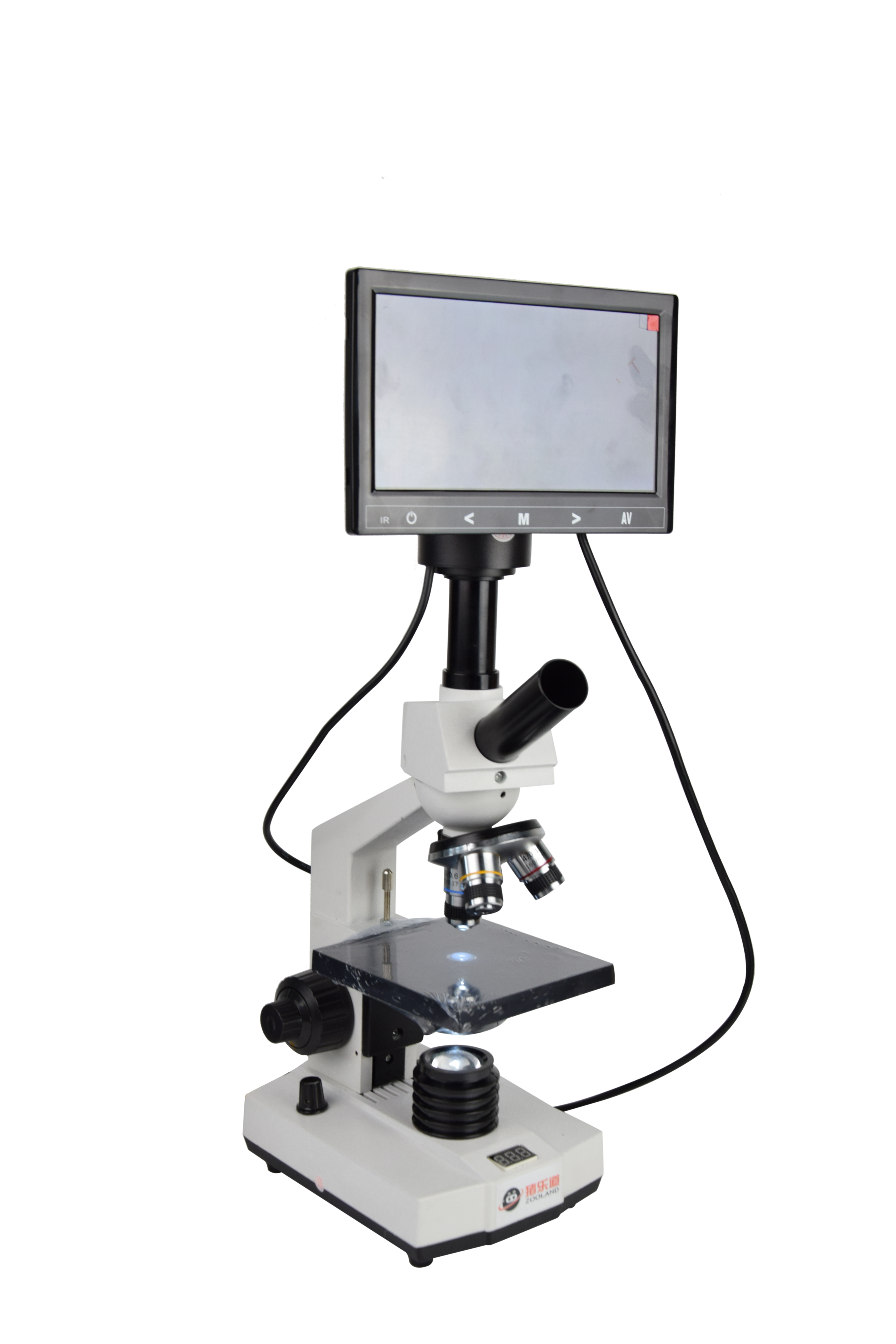 Pig artificial insemination thermostatic microscope with 7inch screen