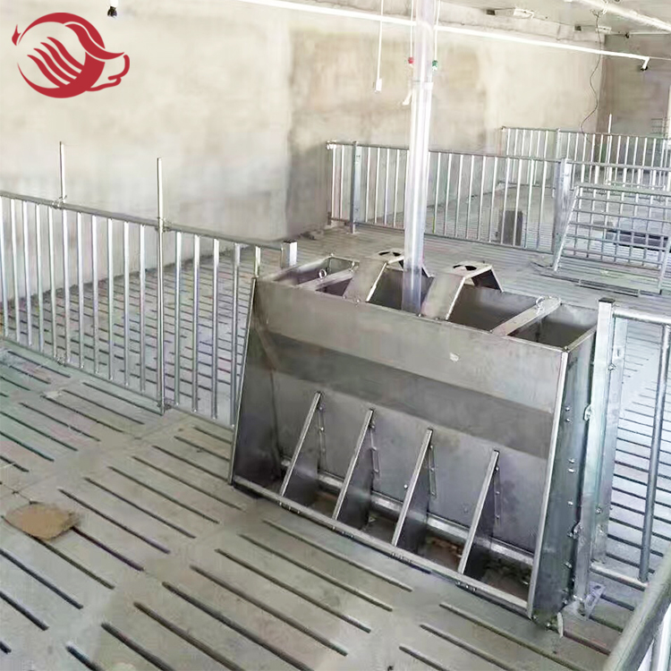 Pig fattening crate