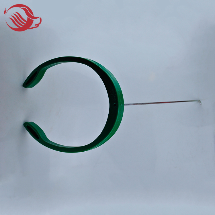 Plastic pig artificial insemination holder