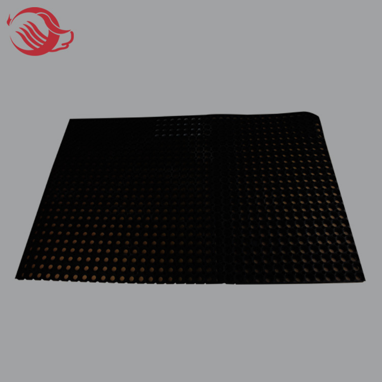 Anti-skid rubber mat for pig semen collection