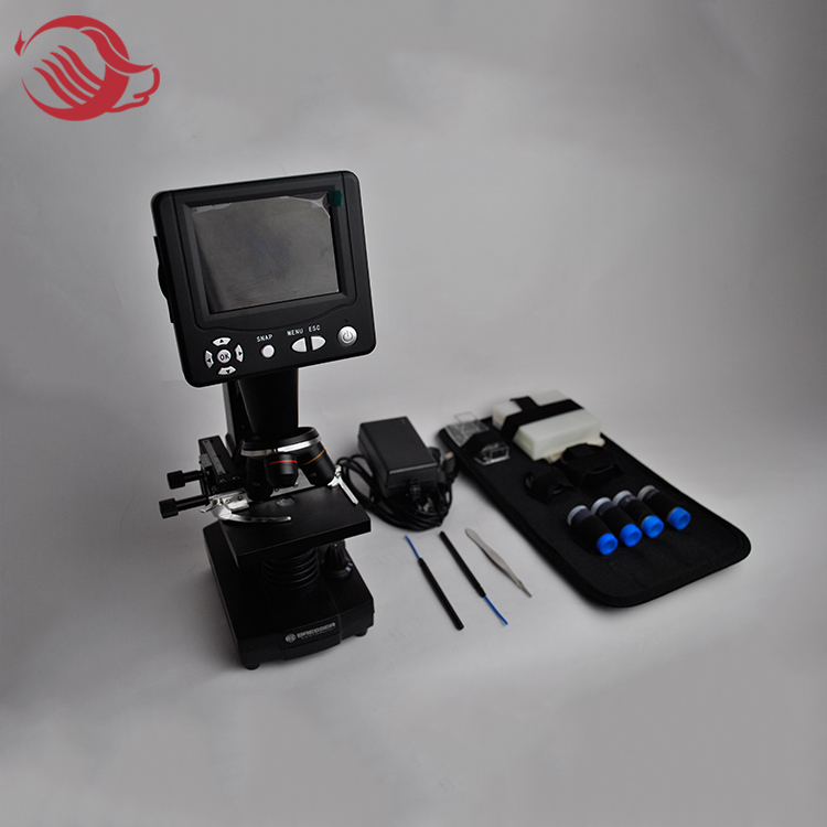 Digital microscope with LCD screen