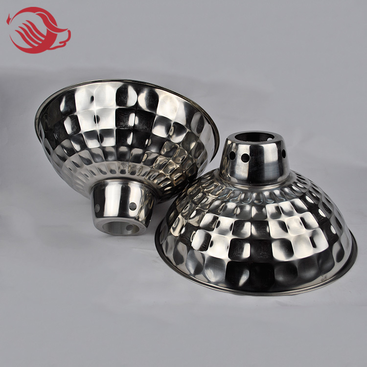 Pig Farm Stainless Steel Diamond Face Heating Light Lampshade